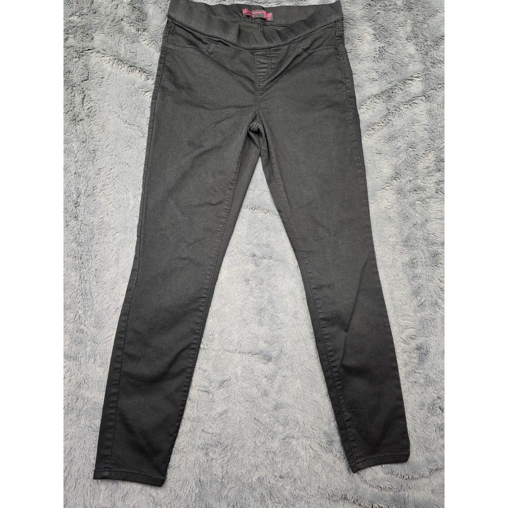 No Boundaries Womens Black Pull On Jeggings Skinny Pants Size M‎ 7-9 0321